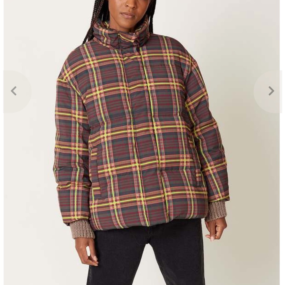 NEW! No. 6 Easter Puffer Plaid - Size S